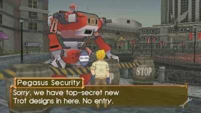 Screen ze hry Steambot Chronicles: Battle Tournament