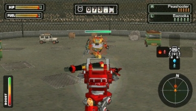 Screen ze hry Steambot Chronicles: Battle Tournament