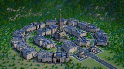 Artwork ke he SimCity 2000