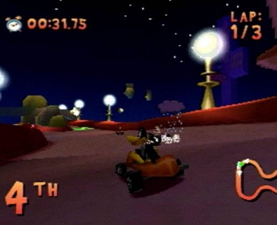 Screen ze hry Looney Tunes Racing