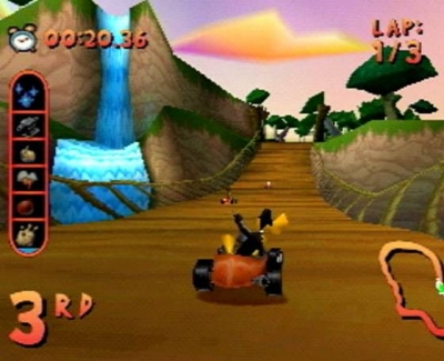 Screen ze hry Looney Tunes Racing