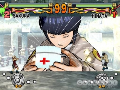 Screen ze hry Naruto: Ultimate Ninja Heroes