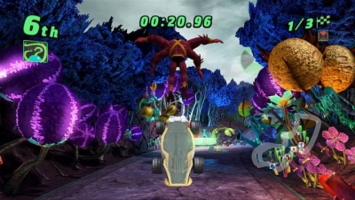 Screen ze hry Ben 10: Galactic Racing