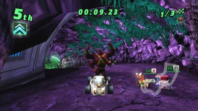 Screen ze hry Ben 10: Galactic Racing