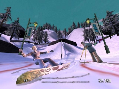 Screen ze hry SSX On Tour