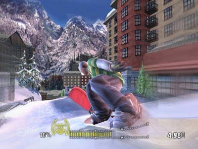 Screen ze hry SSX On Tour