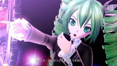 Screen ze hry Hatsune Miku: Project DIVA F