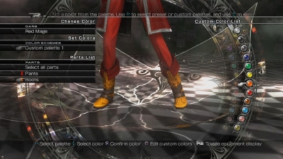 Screen ze hry Lightning Returns: Final Fantasy XIII