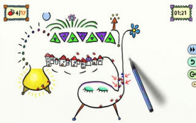 Screen ze hry Your Doodles Are Bugged!