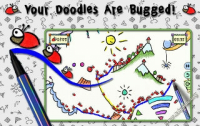 Screen ze hry Your Doodles Are Bugged!