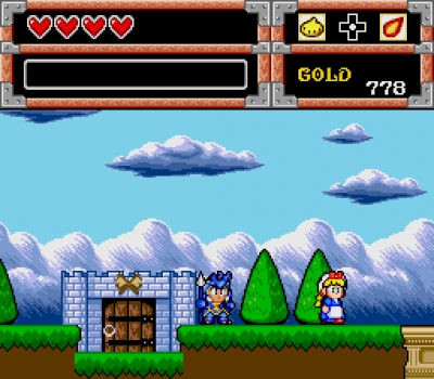 Screen ze hry Wonder Boy in Monster World