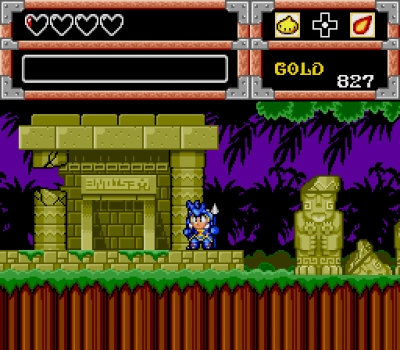 Screen ze hry Wonder Boy in Monster World