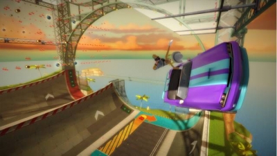 Screen ze hry Kinect Joy Ride
