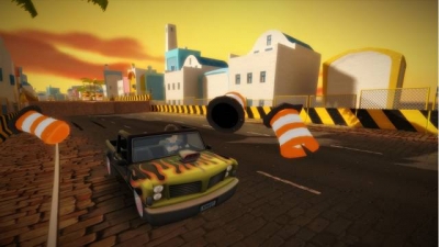Screen ze hry Kinect Joy Ride