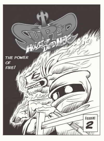 Artwork ke he Super House of Dead Ninjas