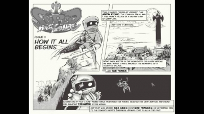 Artwork ke he Super House of Dead Ninjas