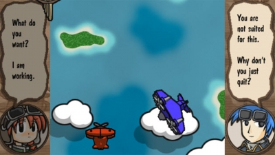 Screen ze hry Flying Red Barrel
