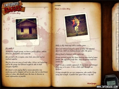Artwork ke he Zafehouse: Diaries