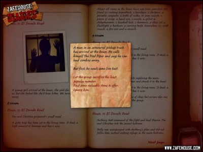 Artwork ke he Zafehouse: Diaries