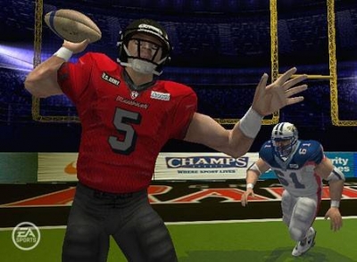 Screen ze hry Arena Football
