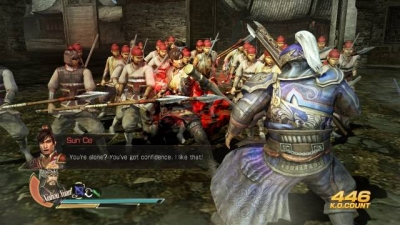 Screen ze hry Dynasty Warriors 8
