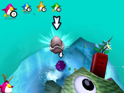 Screen ze hry Penguins Arena: Sednas World