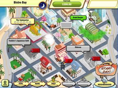 Screen ze hry DinerTown Tycoon