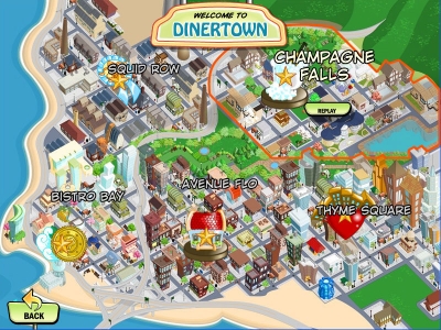 Screen ze hry DinerTown Tycoon