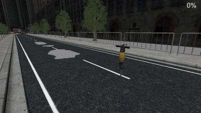 Screen ze hry Travaux Routiers Simulator 2011