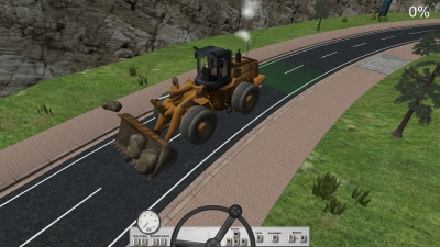 Screen ze hry Travaux Routiers Simulator 2011
