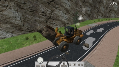 Screen ze hry Travaux Routiers Simulator 2011