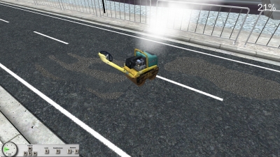 Screen ze hry Travaux Routiers Simulator 2011