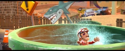 Screen ze hry Joe Danger