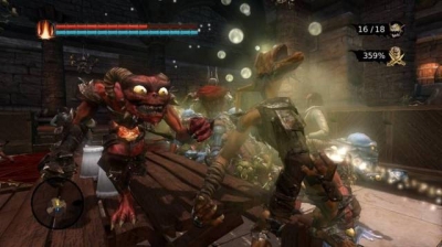 Screen ze hry Overlord: Raising Hell