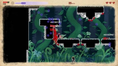 Screen ze hry They Bleed Pixels