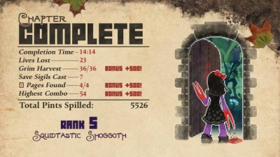 Screen ze hry They Bleed Pixels