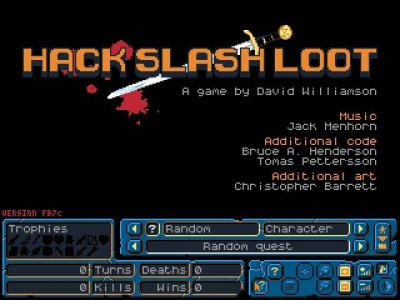 Screen ze hry Hack, Slash, Loot