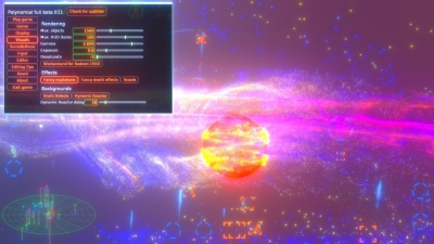 Screen ze hry The Polynomial - Space of the music