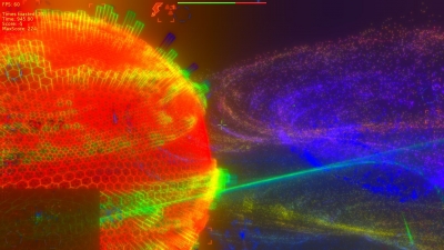 Screen ze hry The Polynomial - Space of the music