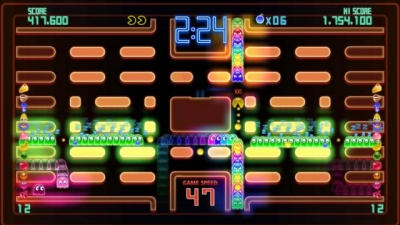 Screen ze hry PAC-MAN Championship Edition DX