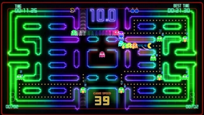 Screen ze hry PAC-MAN Championship Edition DX