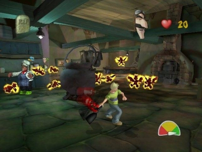 Screen ze hry Grabbed by the Ghoulies