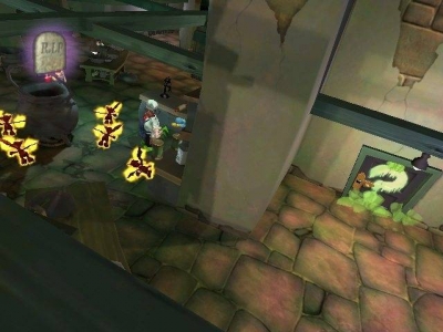 Screen ze hry Grabbed by the Ghoulies