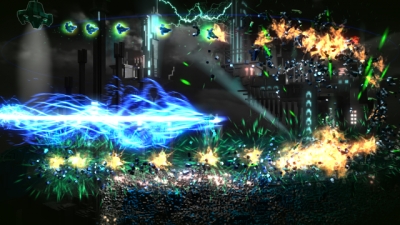 Screen ze hry Resogun