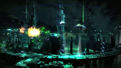 Screen ze hry Resogun