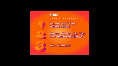 Screen ze hry You Don�t Know Jack Vol. 6 The Lost Gold