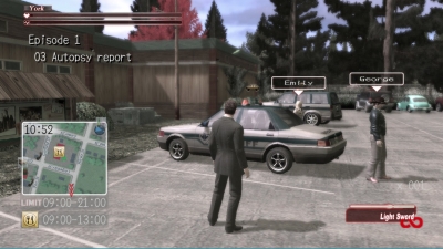 Screen ze hry Deadly Premonition: The Directors Cut