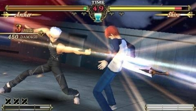 Screen ze hry Fate/Unlimited Codes