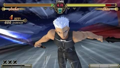 Screen ze hry Fate/Unlimited Codes
