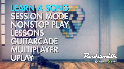 Screen ze hry Rocksmith 2014